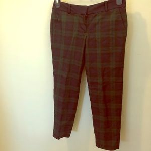 Loft plaid dress pants